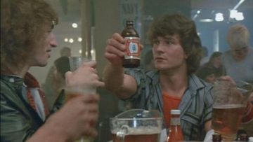 Molson Export Beer drunk by Derek Sutton (Patrick Swayze) as seen in Youngblood