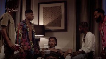 Gucci Panther Face Technical Jersey Jacket worn by Hakeem Lyon (Bryshere Y. Gray) as seen in Empire S05E07