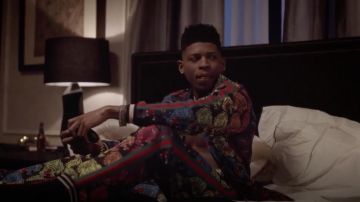 Gucci Panther Face Technical Jersey Jogging Pants usado por Hakeem Lyon (Bryshere Y. Gray) como se ve en Empire S05E07