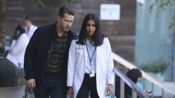 Ingrid Chambray Shirt worn by Saanvi Bahl (Parveen Kaur) in Manifest (S01E04)