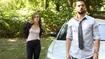 Hunter Plaid Shirt worn by Michaela Stone (Melissa Roxburgh) in Manifest (S01E06)