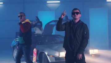 Le sweat à capuche de Vald dans le clip de Rim'K - DeLorean ft. Vald
