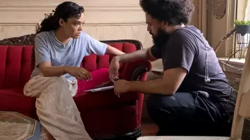 Choker necklace worn by Bianca (Tessa Thompson) as seen on the set of Creed II