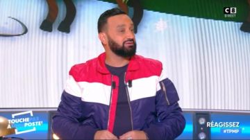 La veste tricolore de Cyril Hanouna dans Touche pas à mon poste du 11/2018