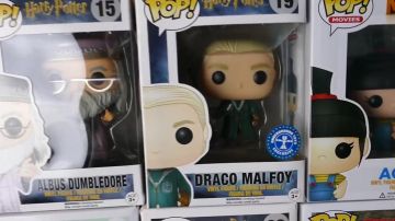 El funko pop de Draco Malfoy Quidditch en Harry Potter de Ptikouik en el vídeo ALL MY COLLECTION OF FUNKO POP!!