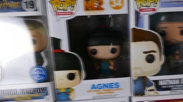 El funko pop de Agnes en Ugly and Wicked Me 2 de Ptikouik en el vídeo ALL MY COLLECTION OF FUNKO POP!!