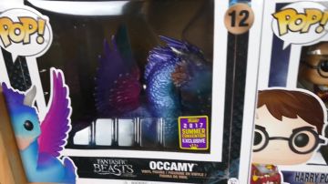 La funko pop de l'Occamy dans Les animaux fantastiques de Ptikouik dans la video TOUTE MA COLLECTION DE FUNKO POP !!