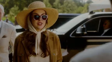 Fallon Carrington (Elizabeth Gillies) cateye lunettes de soleil comme on le voit dans la Dynastie S02E04