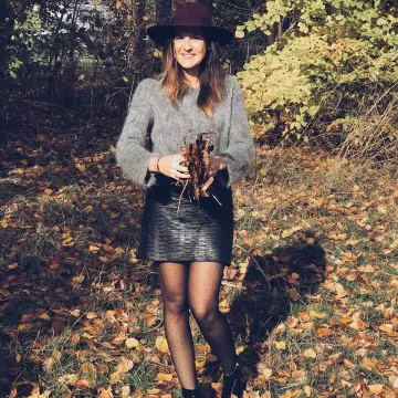 El vestido de cuero que lució Daniela Prepeliuc en su cuenta de Instagram
