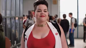 Melody Ehsani "Fuck" Choker Necklace worn by Heather Chandler (Melanie Field) as seen in Heathers S01E06