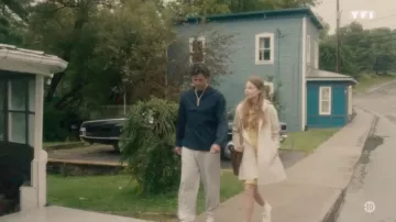 The windproof K-Way worn by the Harry Quebert (Patrick Dempsey) in The Truth about the case of Harry Quebert S01E02