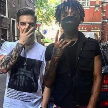 Rothco Ranger Black Vest worn by Scarlxrd in his Instagram Account