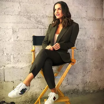 Les sneakers Gucci Ace portées par Élisa Tovati sur son compte Instagram @elisatovati