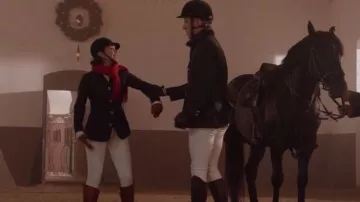 The riding pants of Stacy De Novo / Lady Margaret (Vanessa Hudgens) in The Princess of Chicago