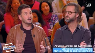 El bombardero de cuero LADC de Maxime Guèny en Touche pas à mon poste el 23.11.2018