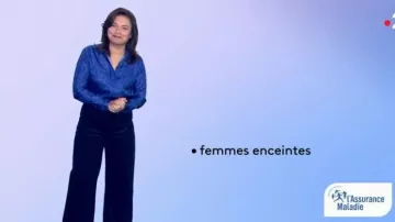 La chemise bleue de Anaïs Baydemir dans Météo 2 du 25/11/2018