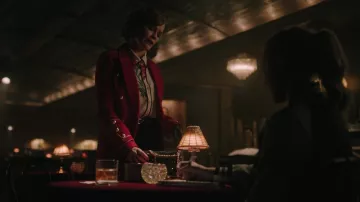 The red coat military style Banana Republic x Olivia Palermo worn by Penelope Blossom (Nathalie Boltt) in Riverdale S03E06