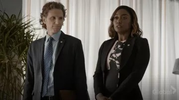 Imprimé en Viscose Robe Longue par Prabal Gurung porté par Daisy de Subvention (Patina Miller) comme on le voit dans Madame la Secrétaire d'S05E06