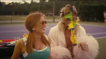 The yellow bang on the head of death of Moondog (Matthew McConaughey) in The Beach Bum