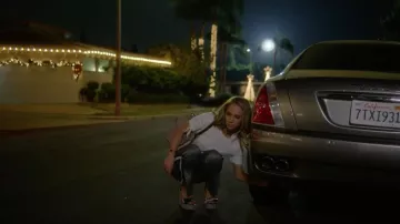 Pam & Gela Side Stripe Crop Pants worn by Veronica Newell (Juno Temple) as seen in Dirty John S01E02