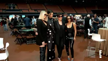 Yeezy PVC Blue Pumps worn by Kim Kardashian West in Keeping Up with the Kardashians S15E15