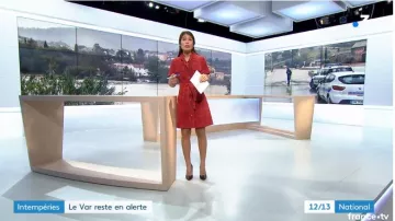 La  Robe cuir boutonnée col cranté rouille de Émilie Tran Nguyen dans 12/13 du 01/11/2018