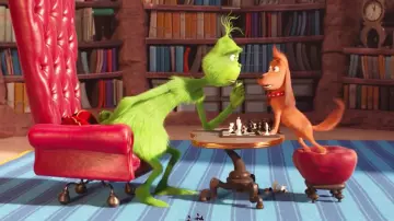 La réplique en peluche de The Grinch (Benedict Cumberbatch) dans Le Grinch