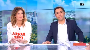 Le Sweat Amor Mio Rose de Caroline Ithurbide dans William à midi du 05/12/2018