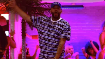 Urban Outfitters Love Jacquard Stripe Tee worn by Joyner Lucas in his I Love music video