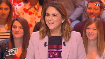 The t-shirt Retro Babe Valerie Bénaïm in It is that of the tv ! the 22/11/2018
