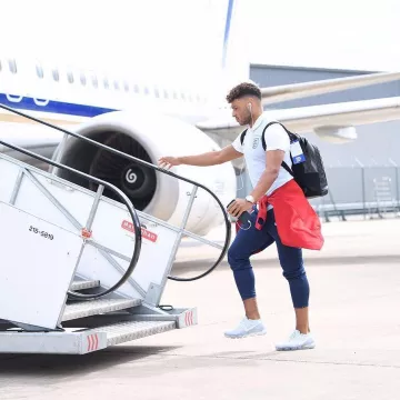 Zapatillas Nike Air Vapormax Flyknit 2 usadas por Alex Oxlade-Chamberlain en su cuenta de Instagram @alexoxchamberlain