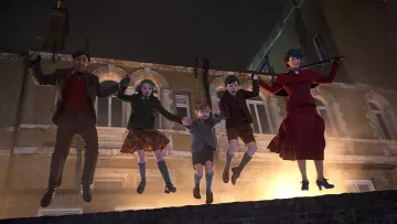 The shoes of Mary Poppins (Emily Blunt) in The Return of Mary Poppins