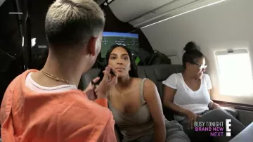 Yeezy Season 6 Ribbed Tank Top worn by Kim Kardashian West in Keeping Up with the Kardashians S15E16