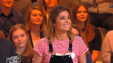 The t-shirt with stripes of Caroline Ithurbide in It is that of the tv ! the 10/12/2018