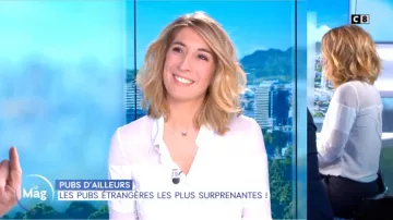 The white shirt of Caroline Delage in William noon of the 11/12/2018