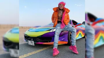 6ix9ine gucci belt