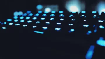 The keyboard in the video GOTAGA SETUP 2018 - Part 1 : My Office ! of Gotaga