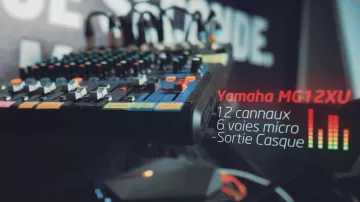 The mixer Yamaha in the video GOTAGA SETUP 2018 - Part 1 : My Office ! of Gotaga