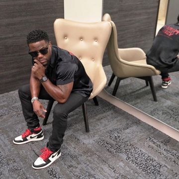 Sneakers Nike Air Jordan 1 Retro High Og Nrg "Not For Resale" Kevin Hart on his account Instagram @kevinhart4real