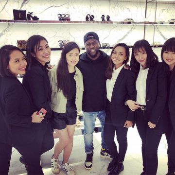 Sneakers Nike Air Jordan 1 Retro High Og Nrg "Not For Resale" worn by Kevin Hart on his account Instagram @kevinhart4real