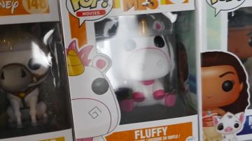 The figurine Funko Pop Fluffy in the video "MY ENTIRE COLLECTION OF FUNKO POP !!"