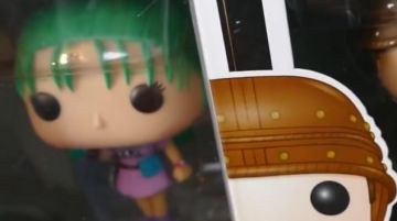 The figurine Funko Pop Bulma in the video "MY ENTIRE COLLECTION OF FUNKO POP !!"