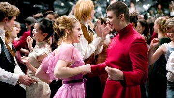 El vestido de fiesta rosa usado por Hermione Granger (Emma Watson) en Harry Potter y el cáliz de fuego