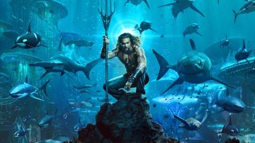 Le trident de Aquaman (Jason Momoa) dans Aquaman