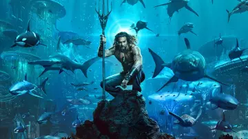 Le trident de Aquaman (Jason Momoa) dans Aquaman