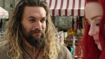 La perruque de Aquaman (Jason Momoa) dans Aquaman
