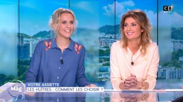 Le sweat de Caroline Ithurbide dans William à midi du 12/12/2018
