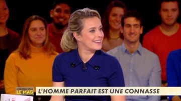 The knit dress of Isabelle Moreau in The Info of the true of the 06/12/2018