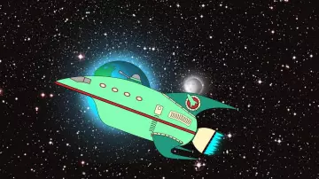 La réplica del Planet Express en Futurama