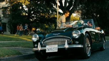 1967 Vert Austin-Healey 3000 Mk III cabriolet voiture de Ron Witwicky (Kevin Dunn) dans les Transformateurs